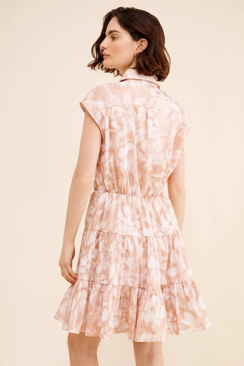 Hutch Floral Mini Shirt Dress