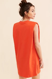 FARM Rio Brasil Red Mini T-Shirt Dress