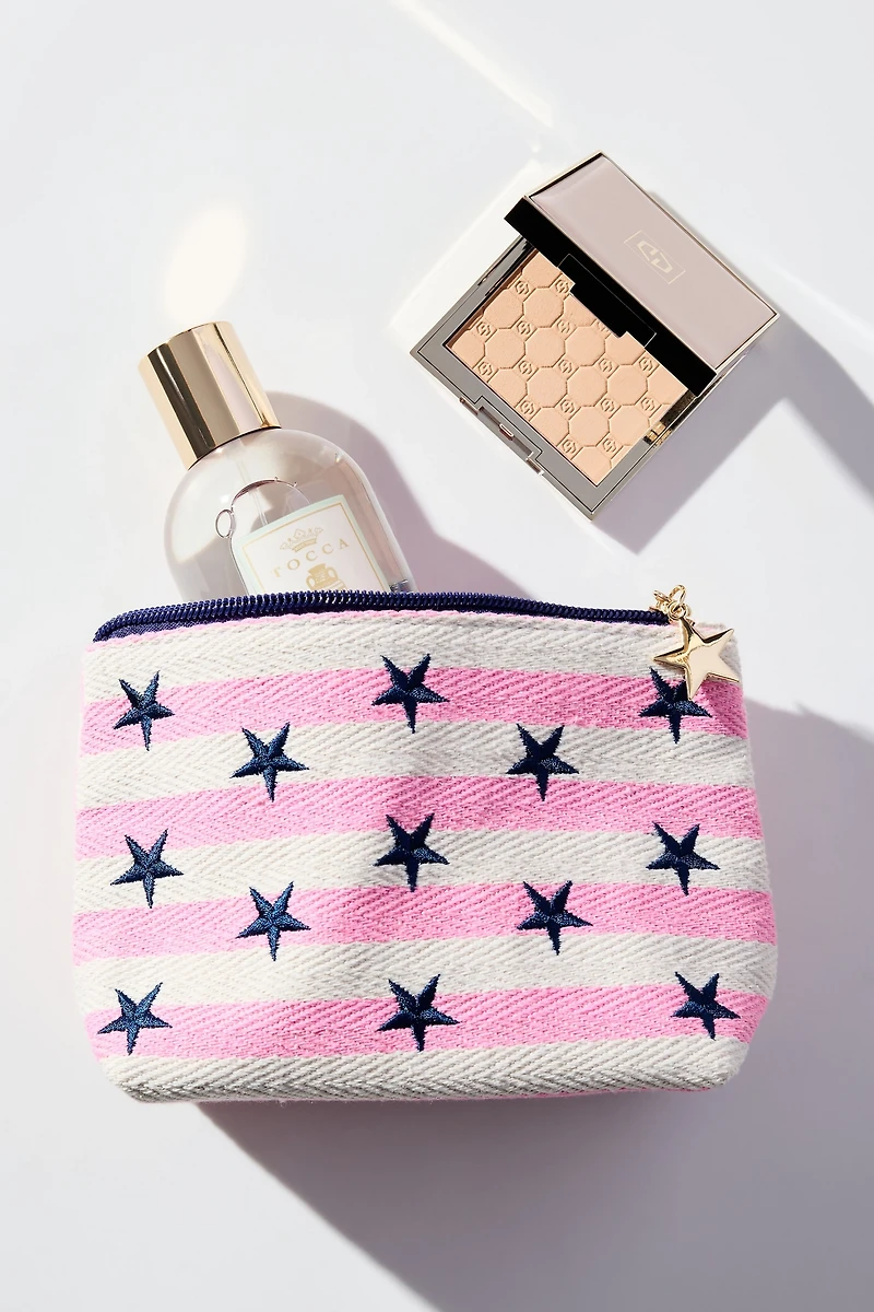 Shiraleah Morgan Stars Small Zip Pouch