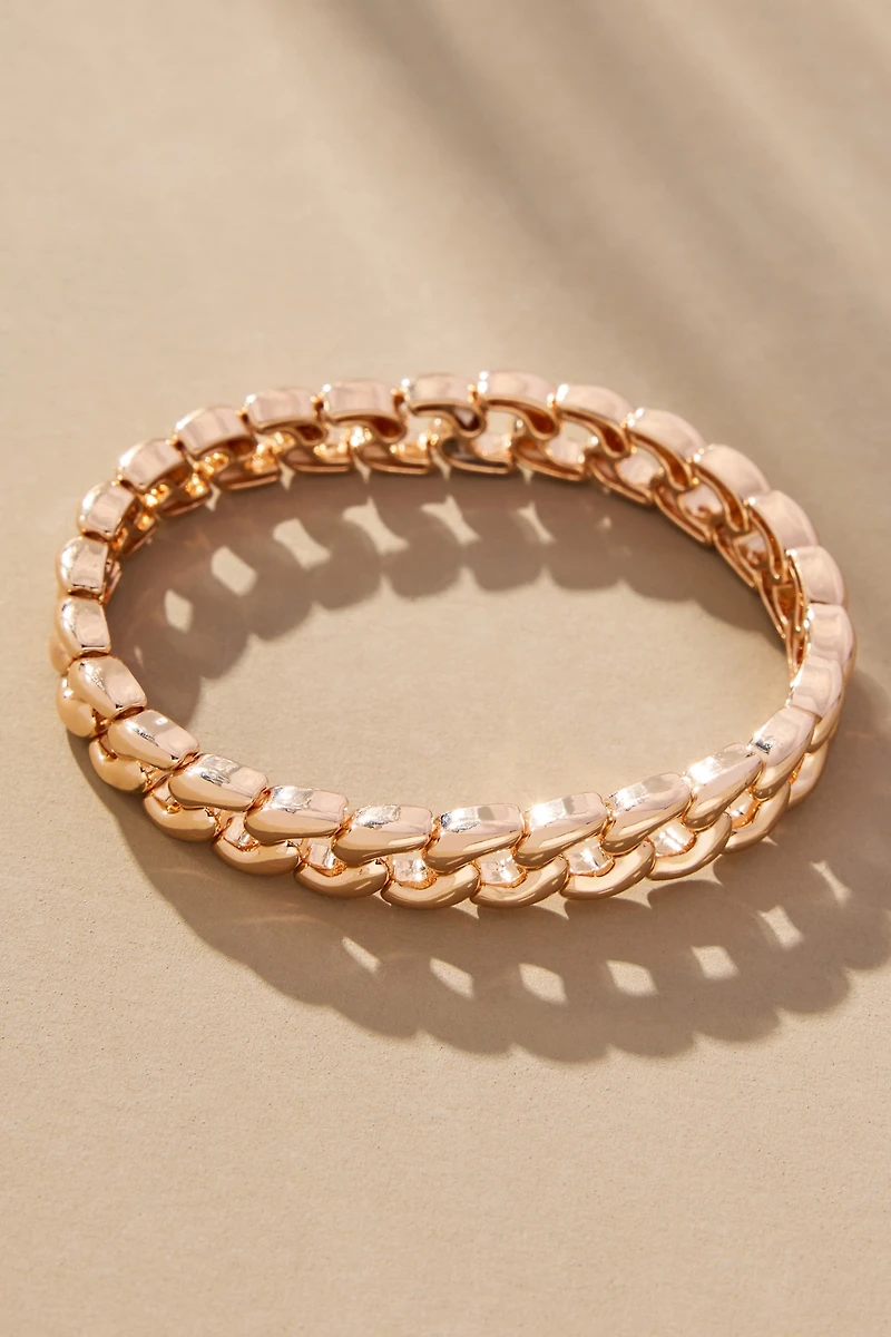 Curb Link Stretch Bracelet