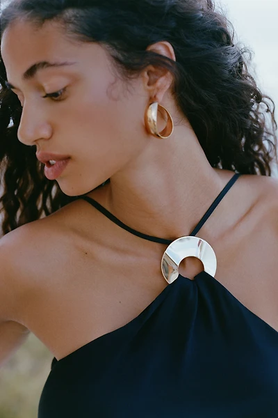 Twisted Hoop Earrings
