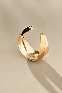 Twisted Hoop Earrings