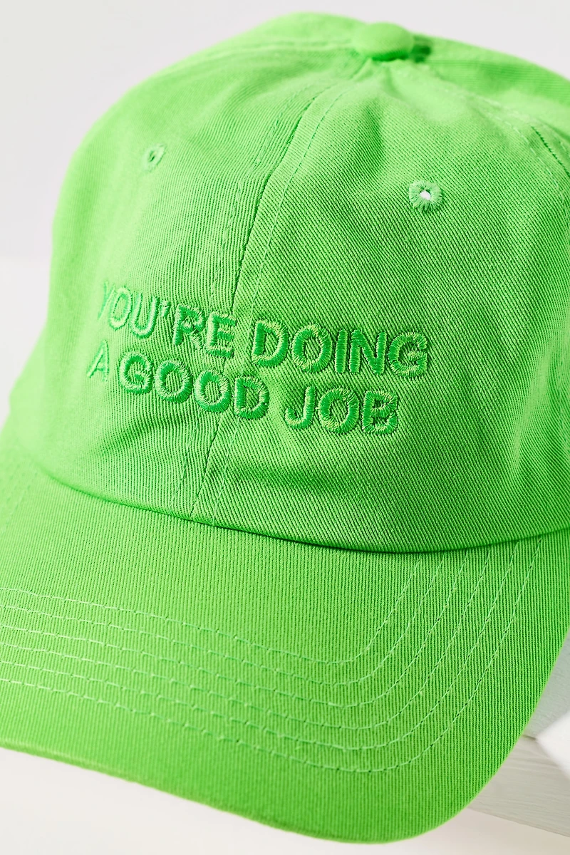 Intentionally Blank Good Job Baseball Cap