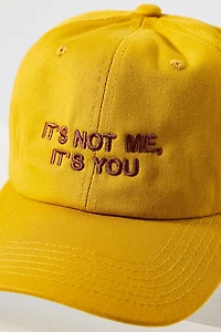 Intentionally Blank It's Not Me Baseball Cap