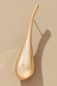 Long Bean Drop Earrings
