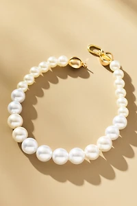 Chunky Pearl Collar Necklace
