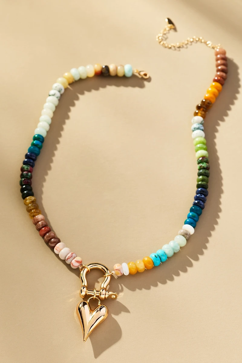 Beaded Charm Necklace