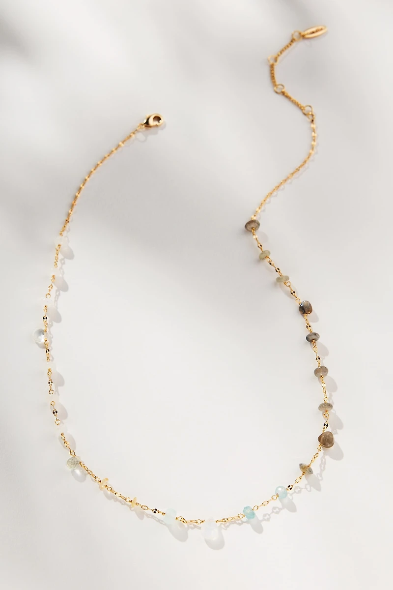 Multi Beaded Short Necklace