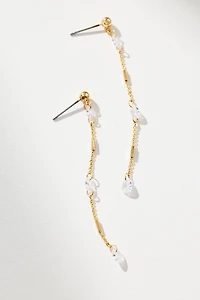 Crystal Chain Drop Earrings