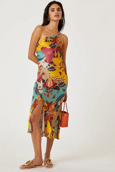 Bl-nk One-Shoulder Slip Dress