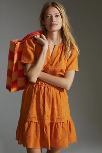 The Somerset Textured Mini Dress