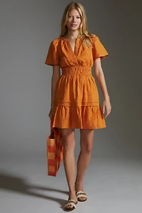 The Somerset Textured Mini Dress
