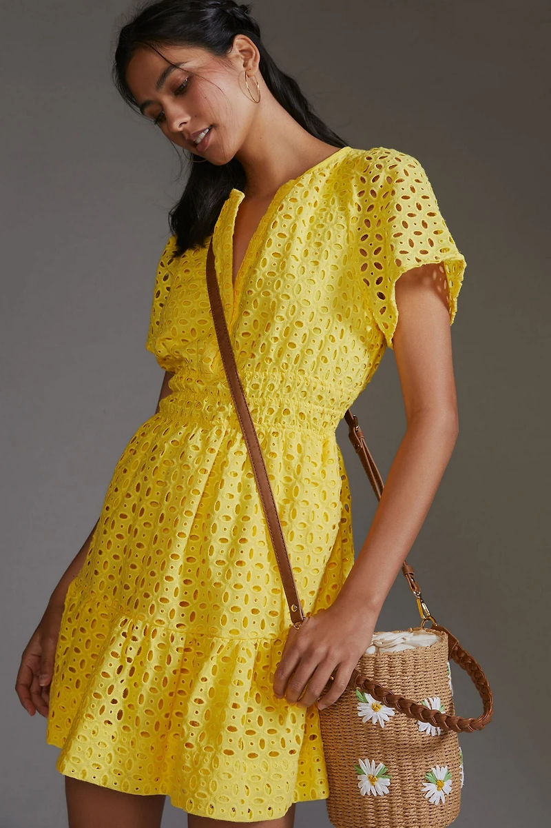 Somerset Eyelet Mini Dress