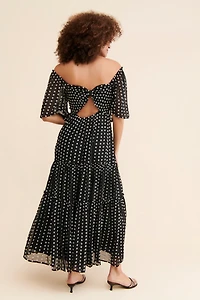 Ruched Tiered Dress