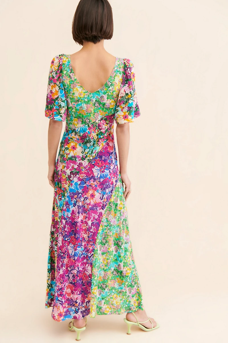 Kachel Floral Bias Cut Dress