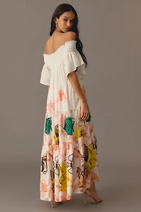 Tiered Off-The-Shoulder Dress
