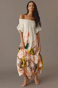 Tiered Off-The-Shoulder Dress