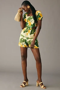 FARM Rio Cut Out Tie-Back Romper