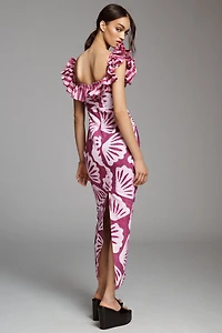 SIKA by Phyllis Taylor KC Off-The-Shoulder Ruffle Dress