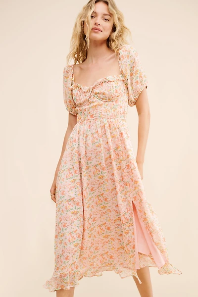 ASTR the Label Lunaria Midi Dress