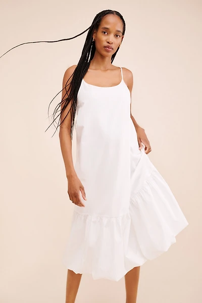 Find Me Now Cloud Poplin Midi Dress