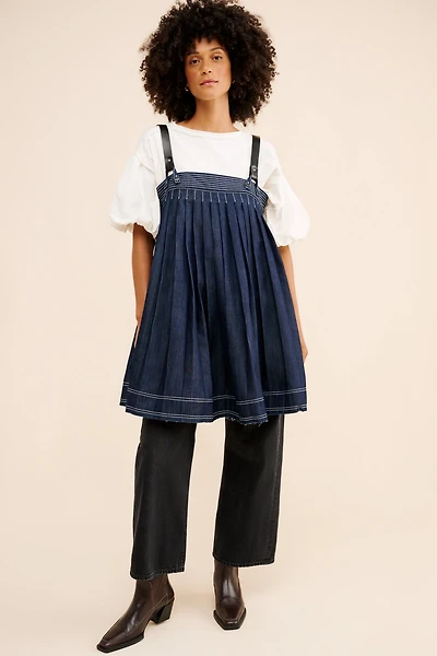 Pilcro Denim Babydoll Mini Dress