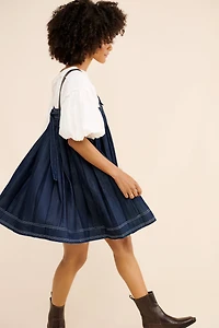 Pilcro Denim Babydoll Mini Dress