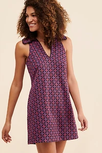 Maeve Jacquard Shift Mini Dress