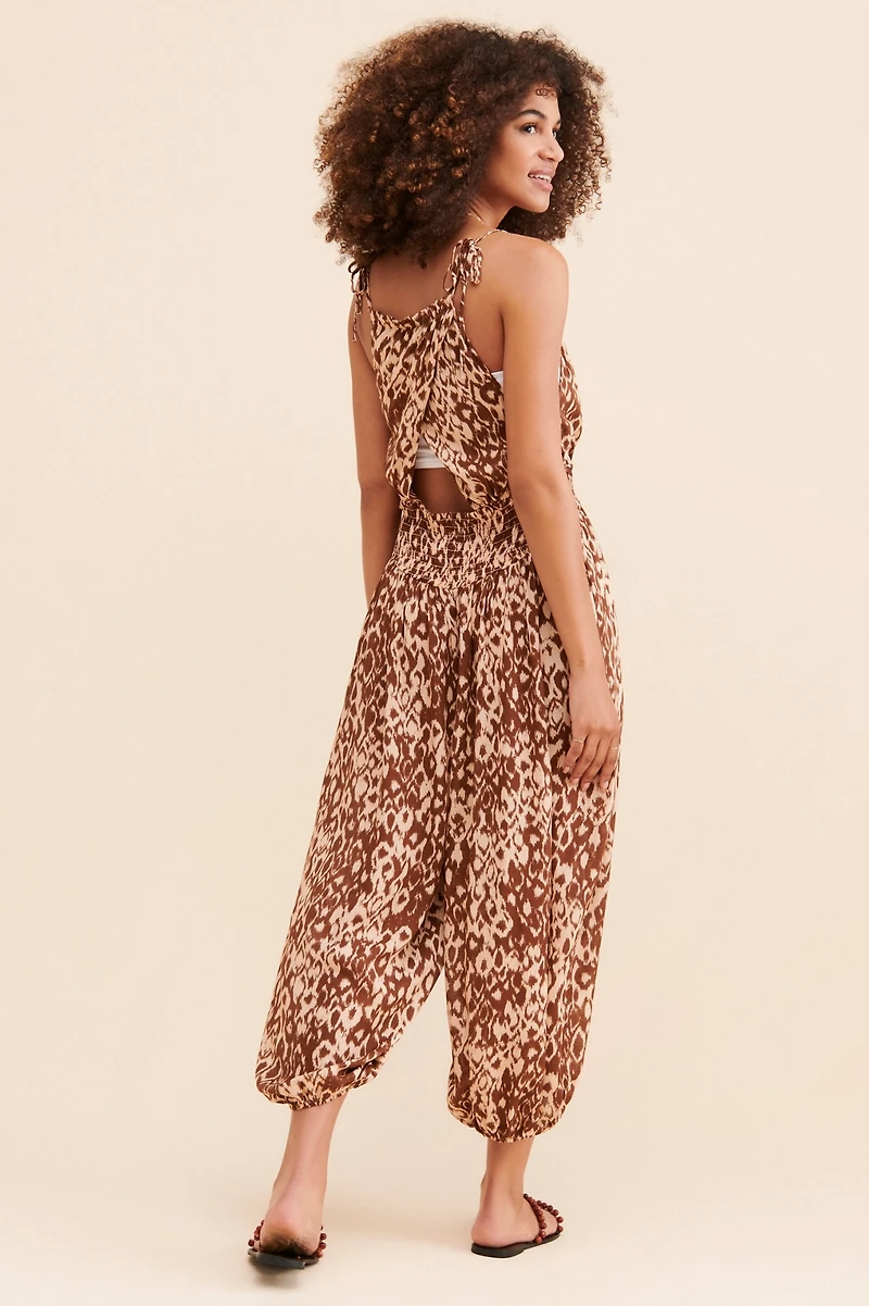 Baggy Printed Jumpsuit