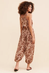 Baggy Printed Jumpsuit