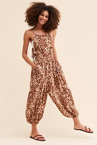 Baggy Printed Jumpsuit