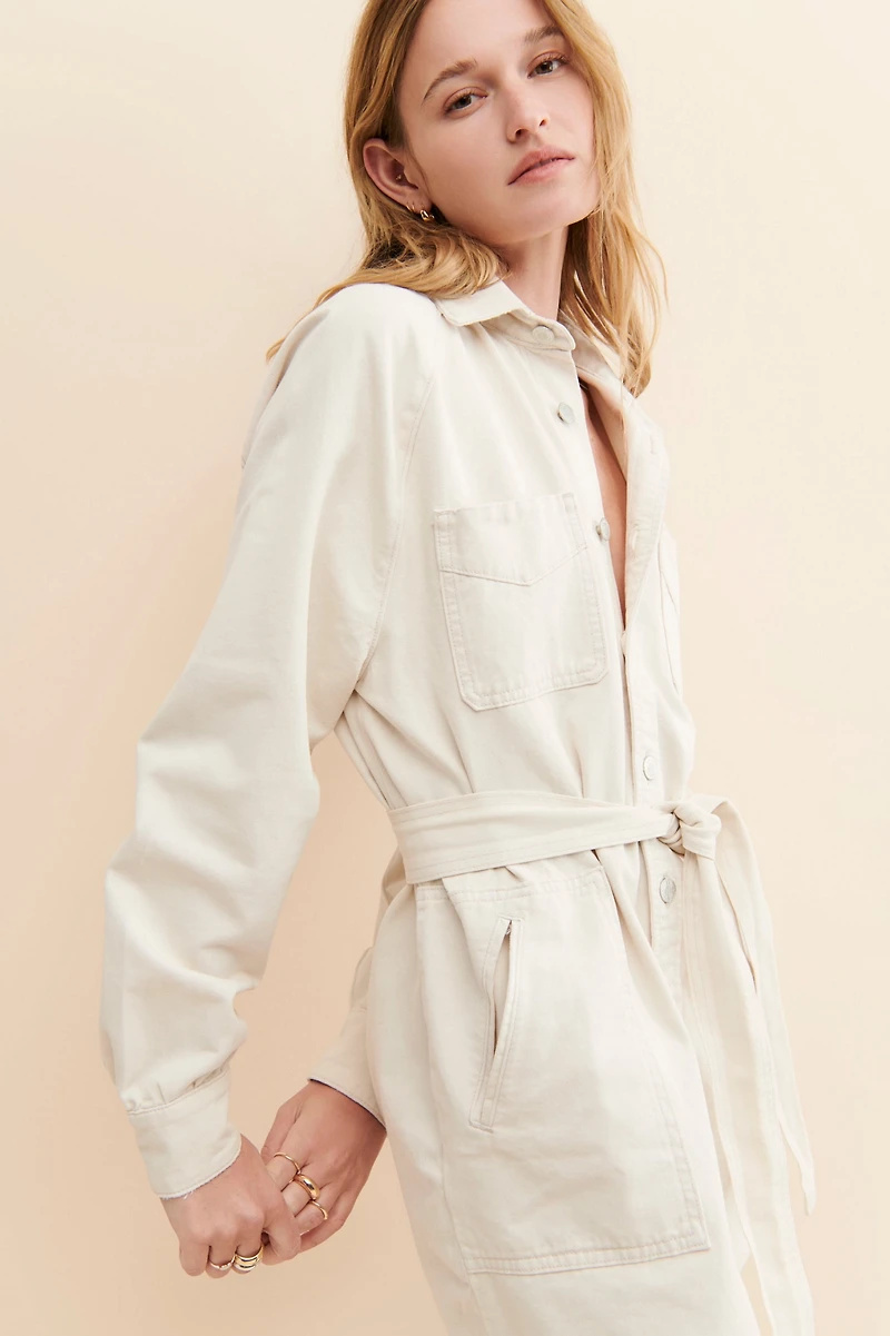 Hudson Oversized Denim Shirt Dress