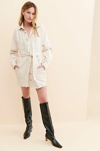 Hudson Oversized Denim Shirt Dress