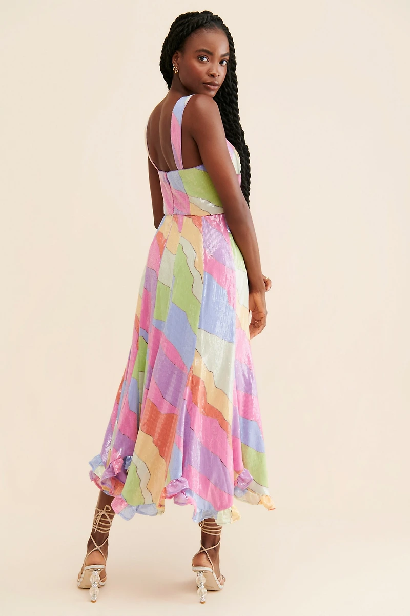 Hutch Sequin Bustier Dress