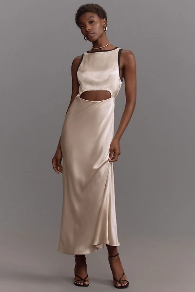 Sleeveless Cutout Midi Dress