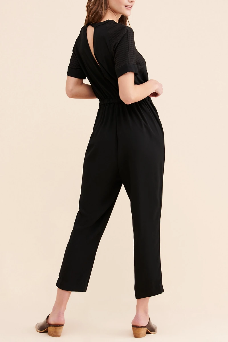 Sakara Textured Jumpsuit
