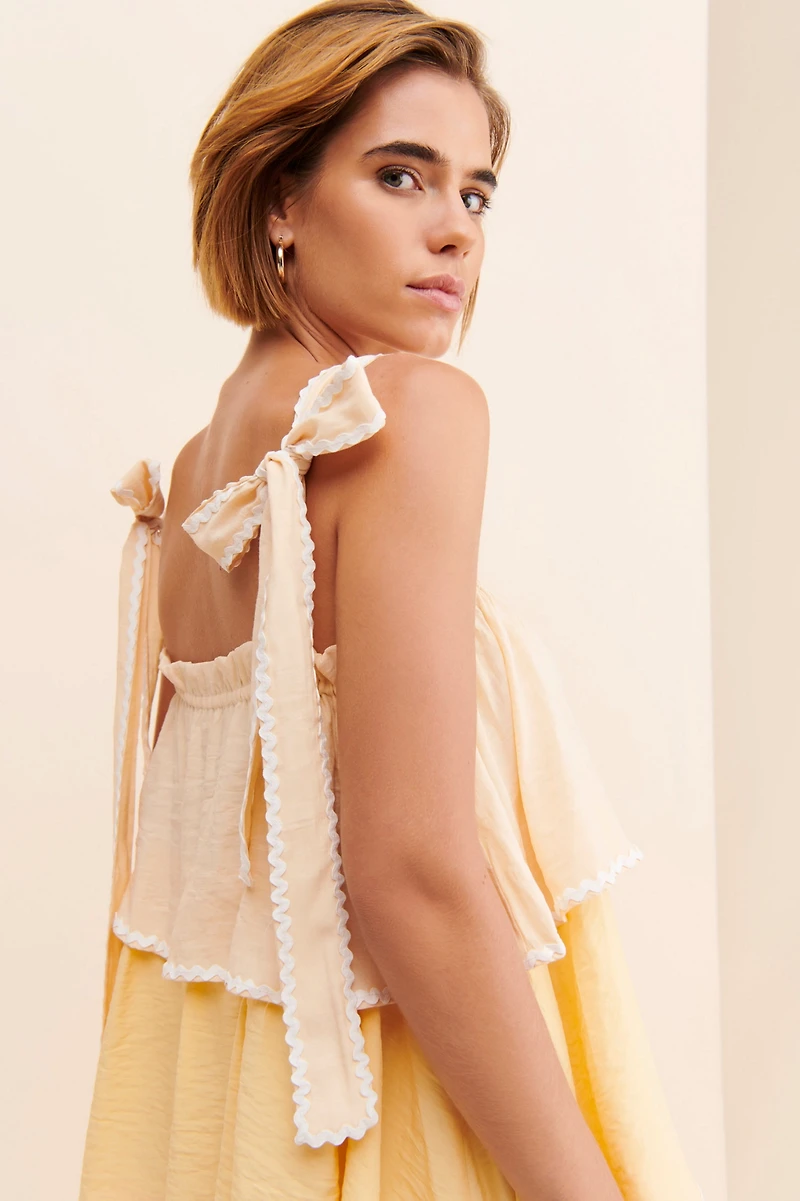 Free the Roses Colorblock Mini Dress