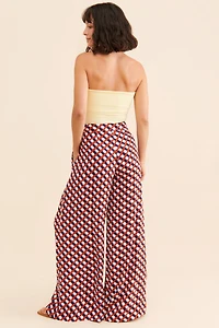 Corey Lynn Calter Printed Wide Leg Pant