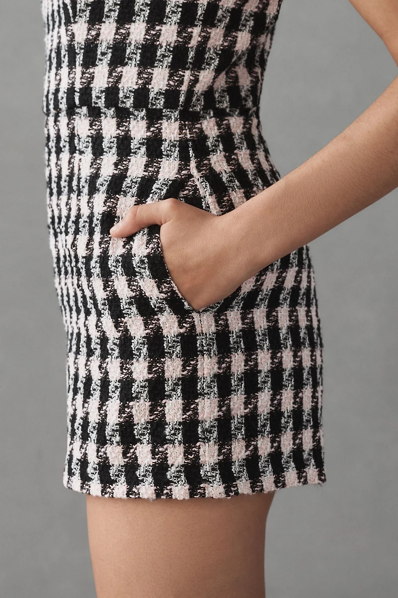 Hutch Strapless Tweed Romper