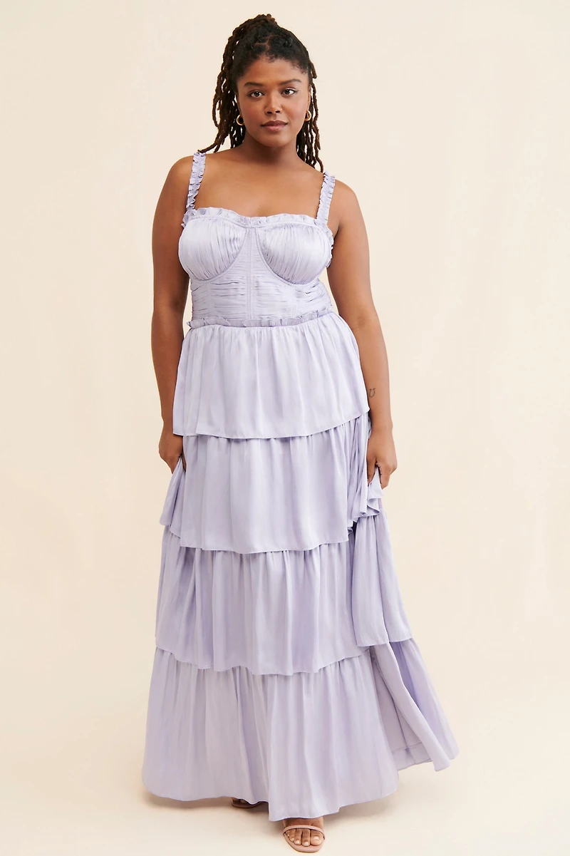 ASTR the Label Tempany Tiered Maxi Dress