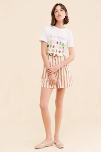 Unfortunate Portrait Fruits And Veggies Tee