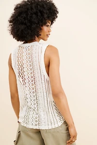 Standard Cloth Jock Lace Tank Top