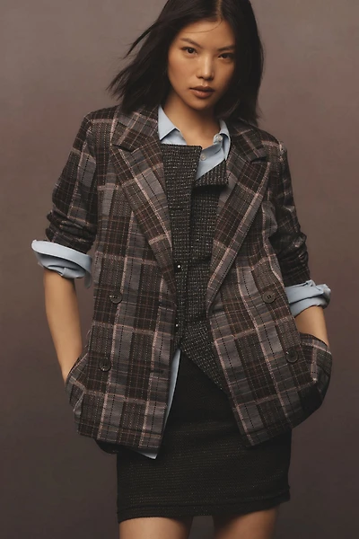 Avec Les Filles Relaxed Blazer Jacket