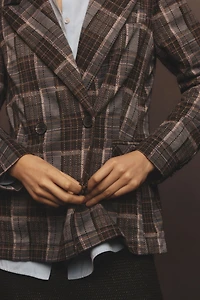 Avec Les Filles Relaxed Blazer Jacket