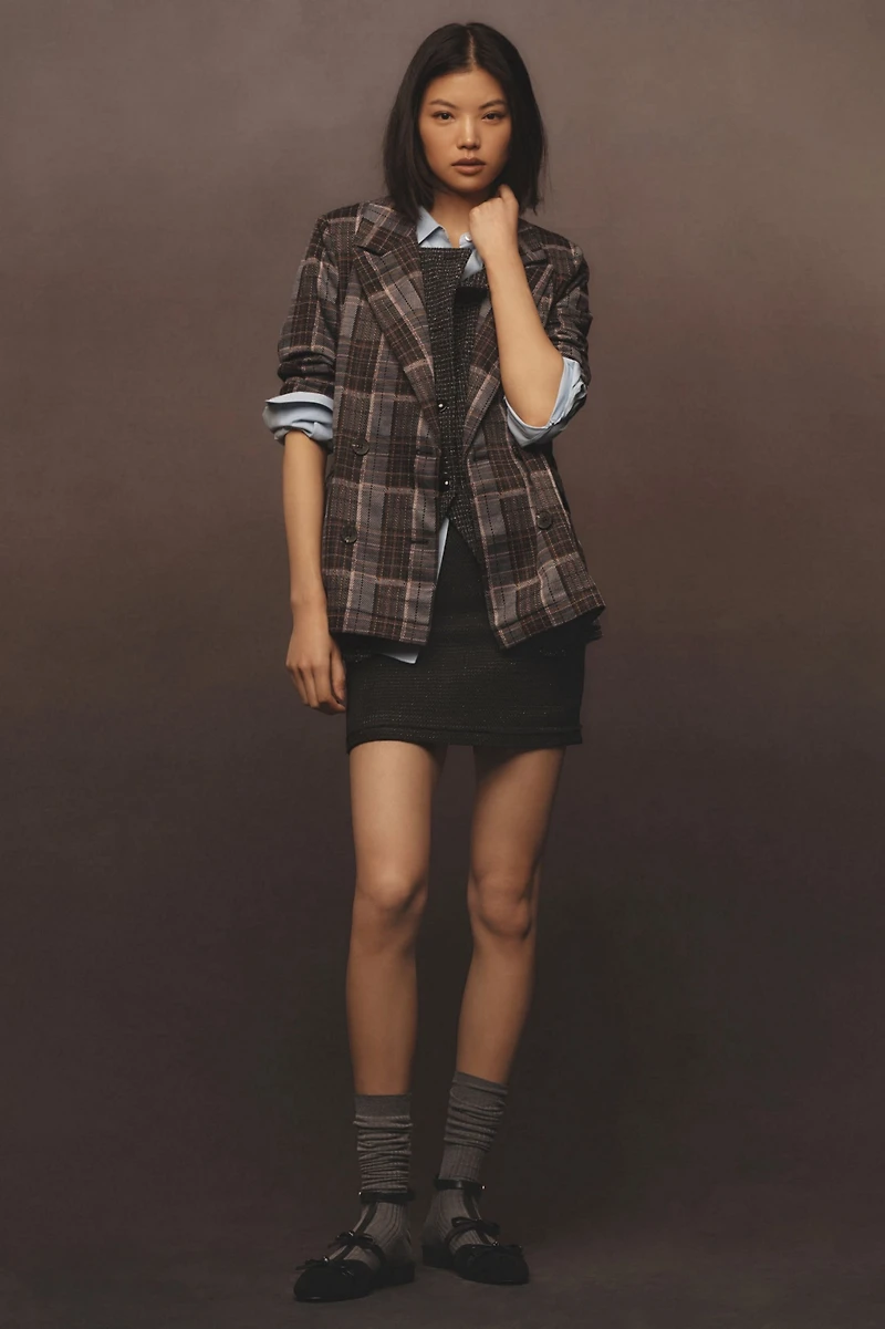 Avec Les Filles Relaxed Blazer Jacket