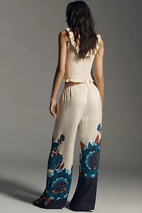 FARM Rio Printed Pull-On Pants