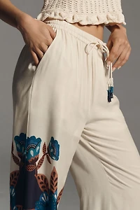 FARM Rio Printed Pull-On Pants