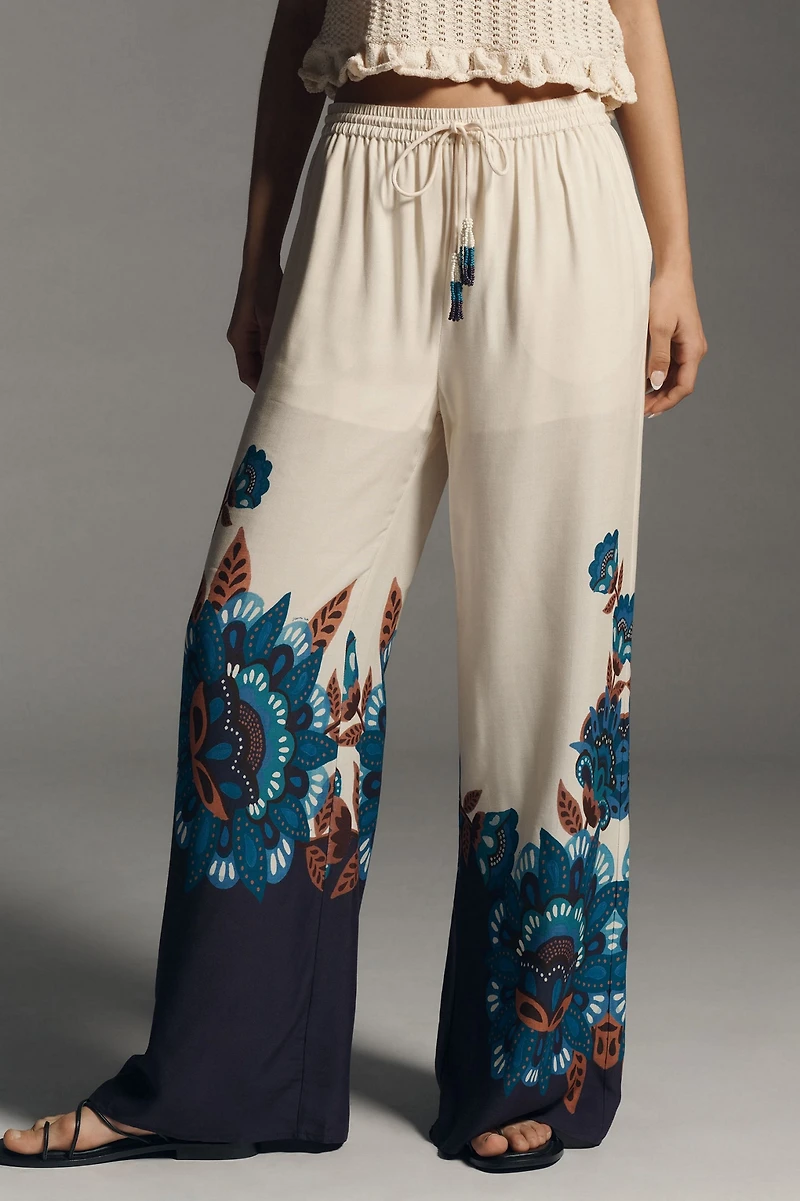 FARM Rio Printed Pull-On Pants