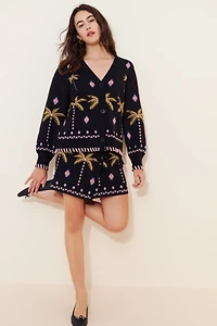Never Fully Dressed Havana Knit Mini Skirt