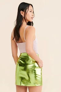 4th & Reckless Kiki Metallic Skirt